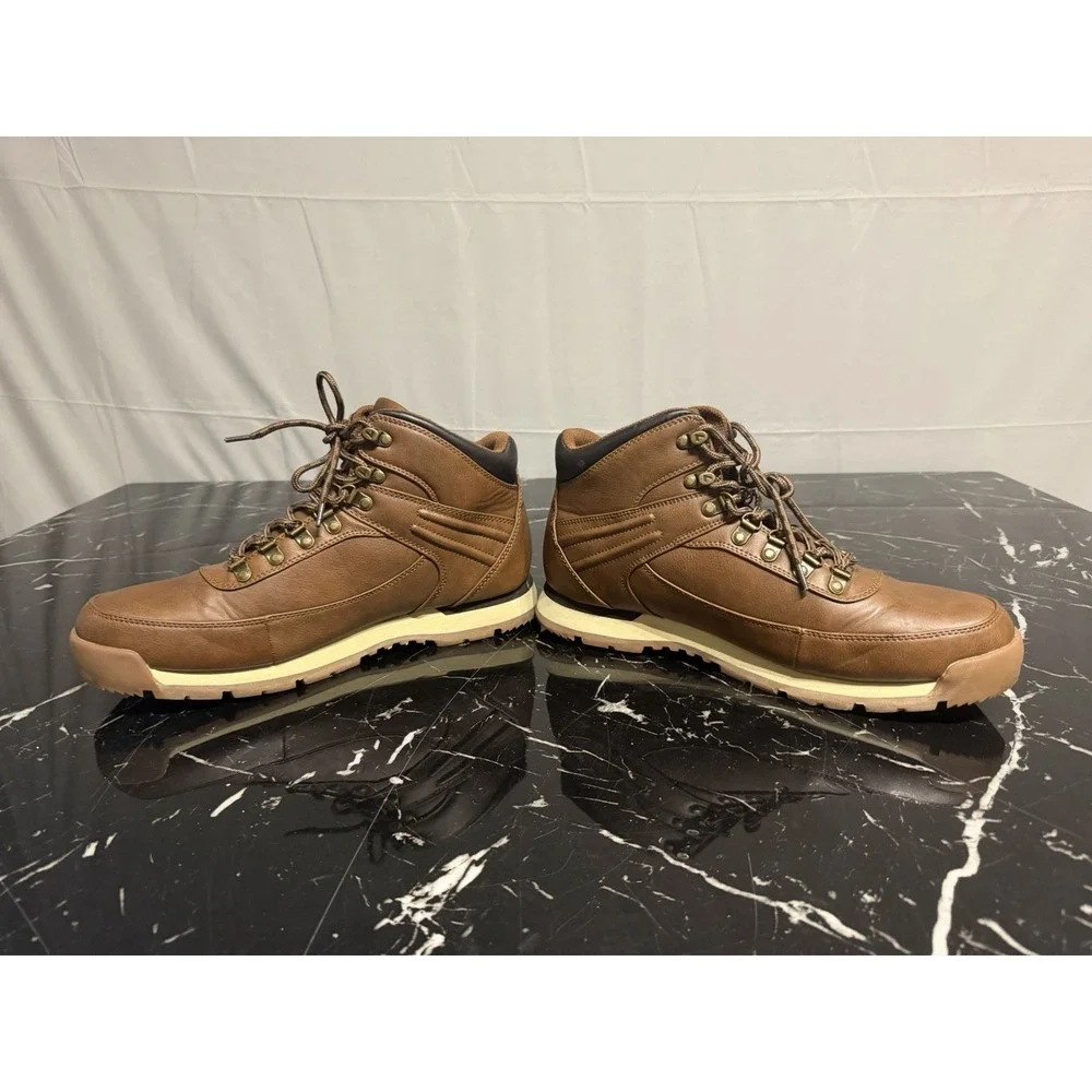 Lugz Men's Aspen Classic Moc Toe Slip Resistant Brown Chukka Boots Size 12